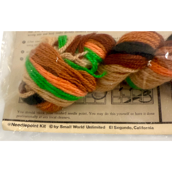 Needlepoint Kit Vintage Koala Bear Cub Mom Zoo Animals Embroidery Craft New NOS - Picture 5 of 7